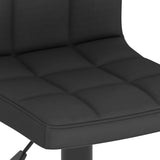 Bar Stools 2 pcs Black Fabric