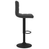 Bar Stools 2 pcs Black Velvet - 45-Degree Angle