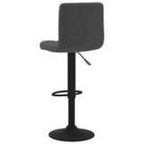 Bar Stools 2 pcs Black Velvet - Rear View