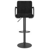 Bar Stools 2 pcs Black Velvet