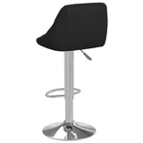 Bar Stools 2 pcs Black Faux Leather - 45-Degree Angle