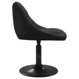 Bar Stool Black Velvet - Rear View