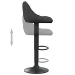 Bar Stool Black Velvet