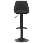 Bar Stools 2 pcs Black Velvet