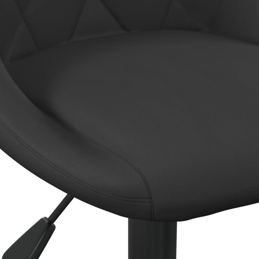 Bar Stools 2 pcs Black Velvet