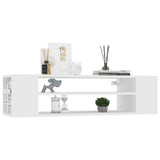 Hanging TV Cabinet White 100x30x26.5 cm Engineered Wood - Side View