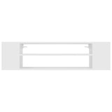 Hanging TV Cabinet White 100x30x26.5 cm Engineered Wood - Top-Down View