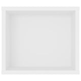 Hanging TV Cabinet White 100x30x26.5 cm Engineered Wood - 45-Degree Angle