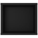 Hanging TV Cabinet Black 100x30x26.5 cm Engineered Wood