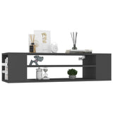 Hanging TV Cabinet Grey 100x30x26.5 cm Engineered Wood