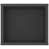 Hanging TV Cabinet Grey 100x30x26.5 cm Engineered Wood