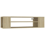 Hanging TV Cabinet Sonoma Oak 100x30x26.5 cm Engineered Wood