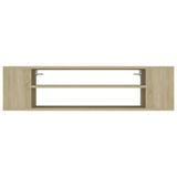 Hanging TV Cabinet Sonoma Oak 100x30x26.5 cm Engineered Wood