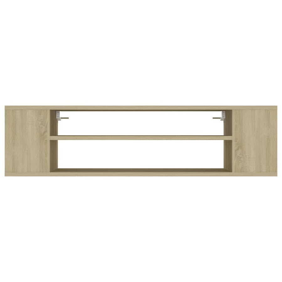 Hanging TV Cabinet Sonoma Oak 100x30x26.5 cm Engineered Wood