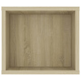 Hanging TV Cabinet Sonoma Oak 100x30x26.5 cm Engineered Wood - 45-Degree Angle