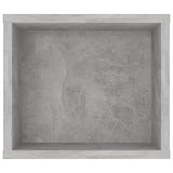 Hanging TV Cabinet Concrete Grey 100x30x26.5 cm Engineered Wood - 45-Degree Angle