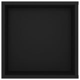 Wall-Mounted TV Cabinet Black 102x35x35 cm Engineered Wood - 45-Degree Angle