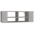 Wall-Mounted TV Cabinet Concrete Grey 102x35x35 cm