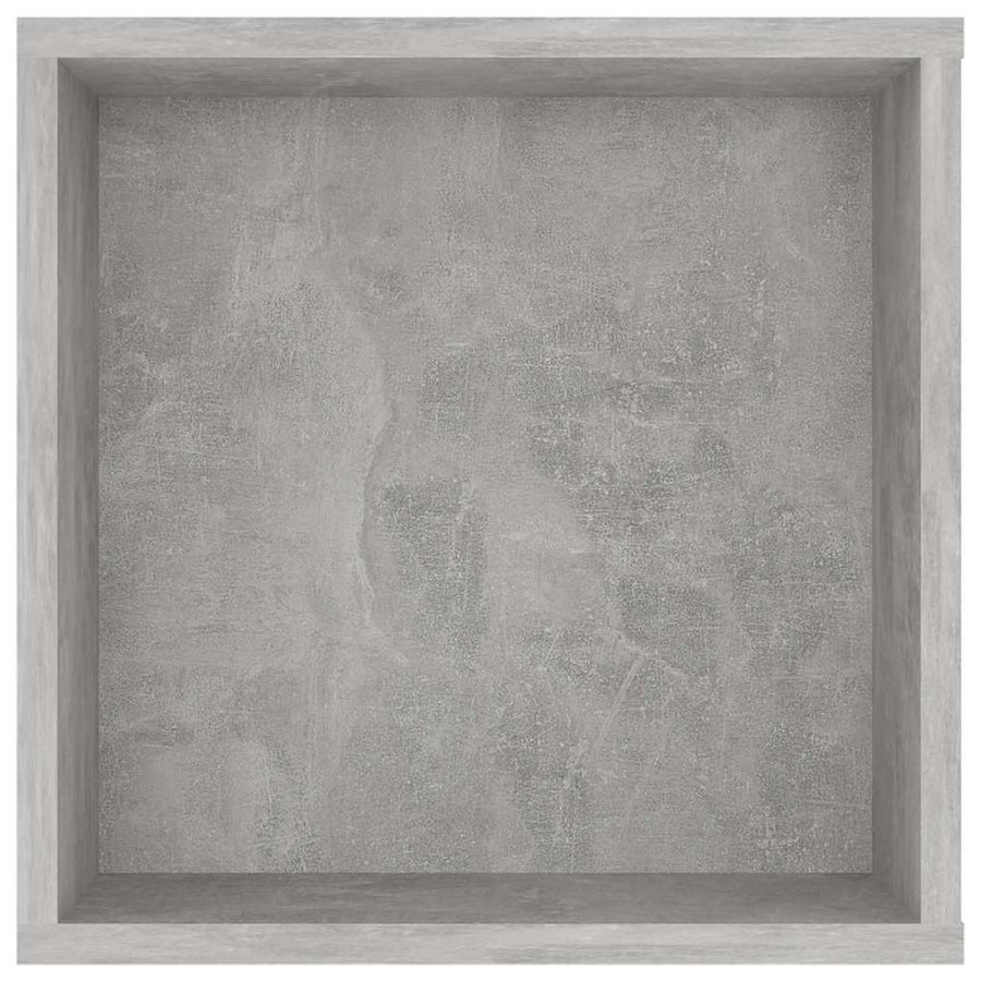 Wall-Mounted TV Cabinet Concrete Grey 102x35x35 cm