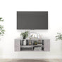 Wall-Mounted TV Cabinet Concrete Grey 102x35x35 cm