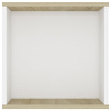 Wall-Mounted TV Cabinet White&Sonoma Oak 102x35x35cm Engineered Wood