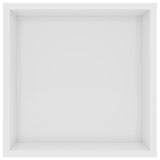 Wall-Mounted TV Cabinet High Gloss White 102x35x35 cm Engineered Wood - 45-Degree Angle