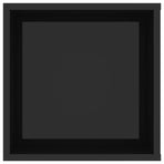 Wall-Mounted TV Cabinet High Gloss Black 102x35x35 cm Engineered Wood