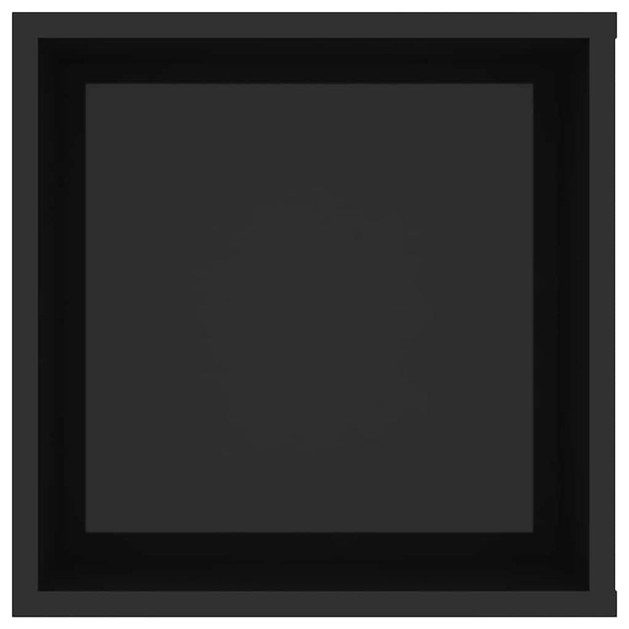 Wall-Mounted TV Cabinet High Gloss Black 102x35x35 cm Engineered Wood