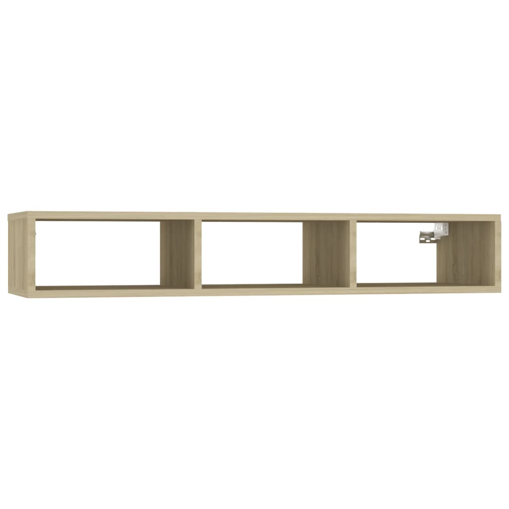 Wall Shelf Sonoma Oak 102x30x17 cm Engineered Wood