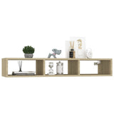 Wall Shelf Sonoma Oak 102x30x17 cm Engineered Wood