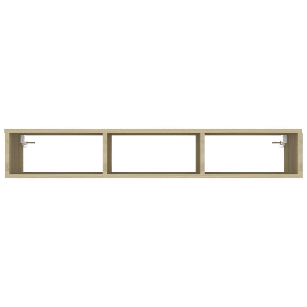 Wall Shelf Sonoma Oak 102x30x17 cm Engineered Wood