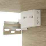 Wall Shelf Sonoma Oak 102x30x17 cm Engineered Wood - Close-Up Angle
