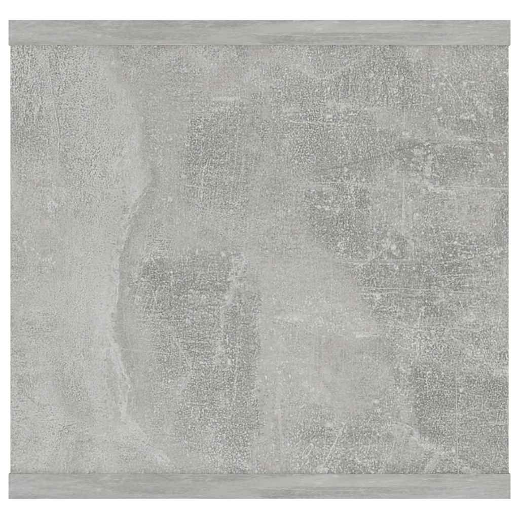 Wall Shelf Concrete Grey 102x30x29 cm Engineered Wood