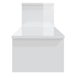 TV Cabinet High Gloss White 180x30x43 cm Engineered Wood