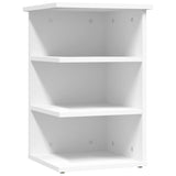 Side Cabinet White 35x35x55 cm Engineered Wood - Front View