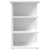 Side Cabinet White 35x35x55 cm Engineered Wood - Rear View