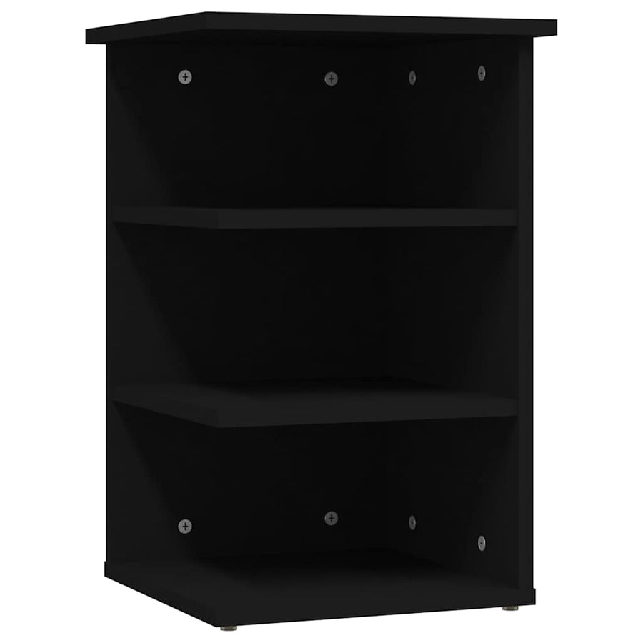 Side Cabinet Black 35x35x55 cm Engineered Wood