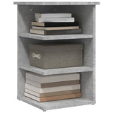 Side Cabinet Concrete Grey 35x35x55 cm Engineered Wood - Top-Down View
