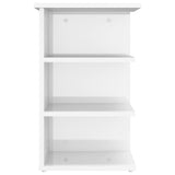 Side Cabinet High Gloss White 35x35x55 cm Engineered Wood - Rear View