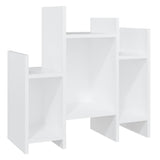 Side Cabinet White 60x26x60 cm Engineered Wood - Front View