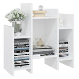 Side Cabinet White 60x26x60 cm Engineered Wood