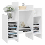Side Cabinet White 60x26x60 cm Engineered Wood