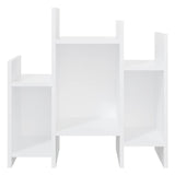 Side Cabinet White 60x26x60 cm Engineered Wood - 45-Degree Angle