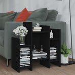 Side Cabinet Black 60x26x60 cm Engineered Wood