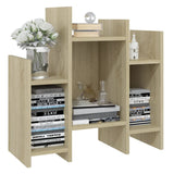 Side Cabinet Sonoma Oak 60x26x60 cm Engineered Wood - Top-Down View