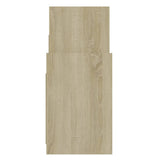 Side Cabinet Sonoma Oak 60x26x60 cm Engineered Wood