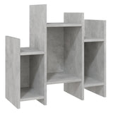 Side Cabinet Concrete Grey 60x26x60 cm Engineered Wood - Front View