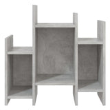 Side Cabinet Concrete Grey 60x26x60 cm Engineered Wood - 45-Degree Angle