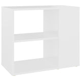 Side Cabinet White 60x30x50 cm Engineered Wood - Front View