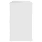 Side Cabinet White 60x30x50 cm Engineered Wood
